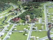Foto de maquete fisica de Temáticas produzida para o cliente WEG Industrias Motores, localizada na cidade de Jaraguá do Sul/SC