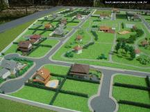 Foto de maquete fisica de Urbanismo produzida para o cliente Imobiliária Zattar, localizada na cidade de Joinville/SC