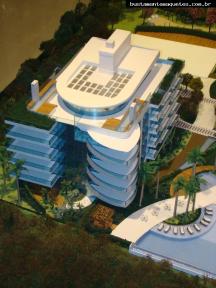 Foto de maquete fisica de Edifícios Residenciais produzida para o cliente Taroii Investment Group, localizada na cidade de Itajaí/SC