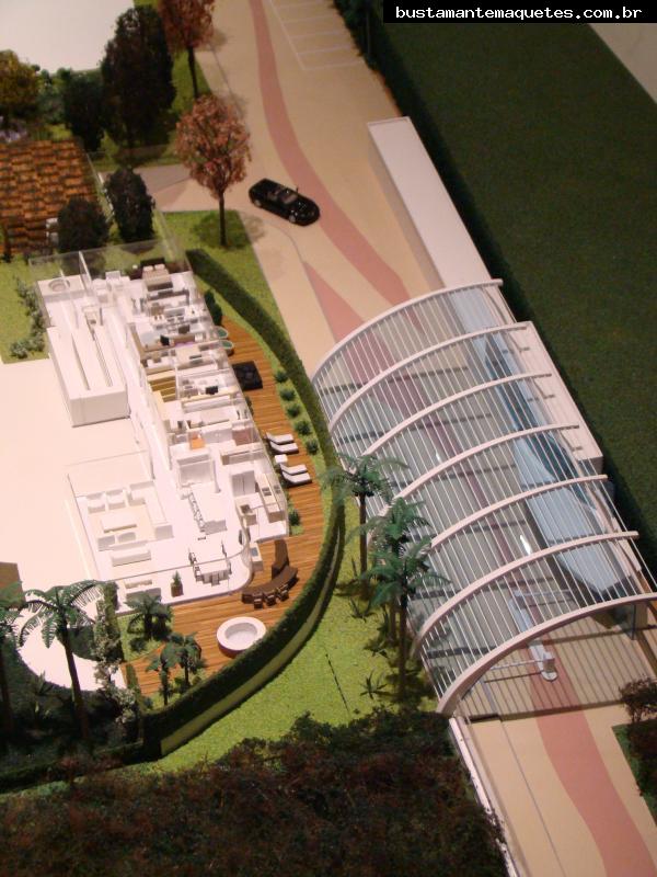 Foto de maquete fisica de Edifícios Residenciais produzida para o cliente Taroii Investment Group, localizada na cidade de Itajaí/SC