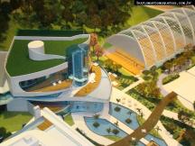 Foto de maquete fisica de Edifícios Residenciais produzida para o cliente Taroii Investment Group, localizada na cidade de Itajaí/SC