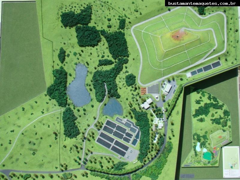 Foto de maquete fisica de Indústrias produzida para o cliente REVITA Engenharia Ltda., localizada na cidade de São Leopoldo/RS