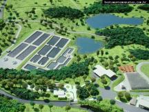 Foto de maquete fisica de Indústrias produzida para o cliente REVITA Engenharia Ltda., localizada na cidade de São Leopoldo/RS