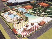 Foto de maquete fisica de Parques produzida para o cliente Parque Aquático Porto das Águas, localizada na cidade de Porto Belo/SC