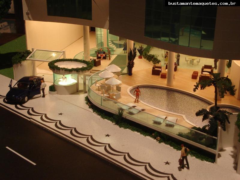 Foto de maquete fisica de Edifícios Residenciais produzida para o cliente FG Empreendimentos Ltda., localizada na cidade de Balneário Camboriú/SC