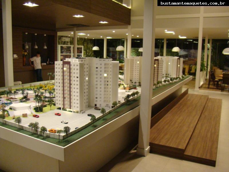 Foto de maquete fisica de Edifícios Residenciais produzida para o cliente Nex Group CAPA Incorporadora, localizada na cidade de Canoas/RS