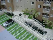 Foto de maquete fisica de Edifícios Residenciais produzida para o cliente Construtora Santa Izabel, localizada na cidade de São José dos Campos/SP