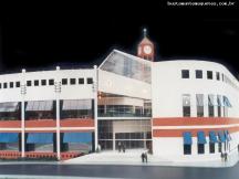 Foto de maquete fisica de Edifícios Comerciais produzida para o cliente Breithaupt Comercial Ltda., localizada na cidade de Jaraguá do Sul/SC