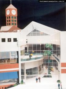 Foto de maquete fisica de Edifícios Comerciais produzida para o cliente Breithaupt Comercial Ltda., localizada na cidade de Jaraguá do Sul/SC
