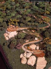 Foto de maquete fisica de Parques produzida para o cliente Bontur S.A. Bondinhos Aereos, localizada na cidade de Balneário Camboriú/SC