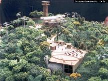 Foto de maquete fisica de Parques produzida para o cliente Bontur S.A. Bondinhos Aereos, localizada na cidade de Balneário Camboriú/SC